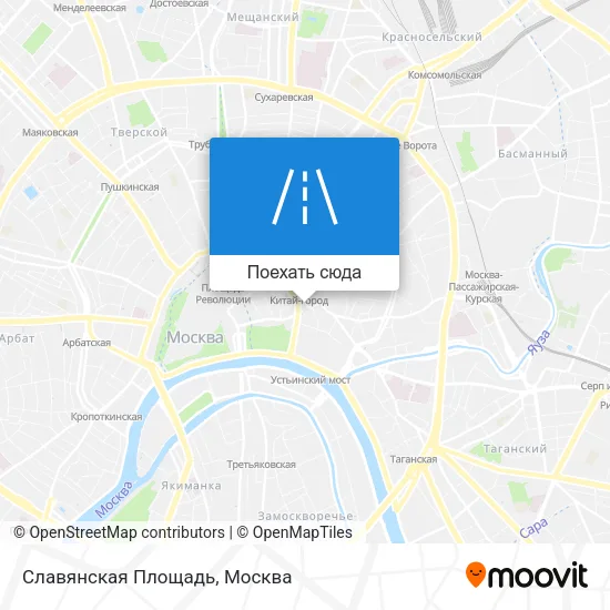 Карта Славянская Площадь