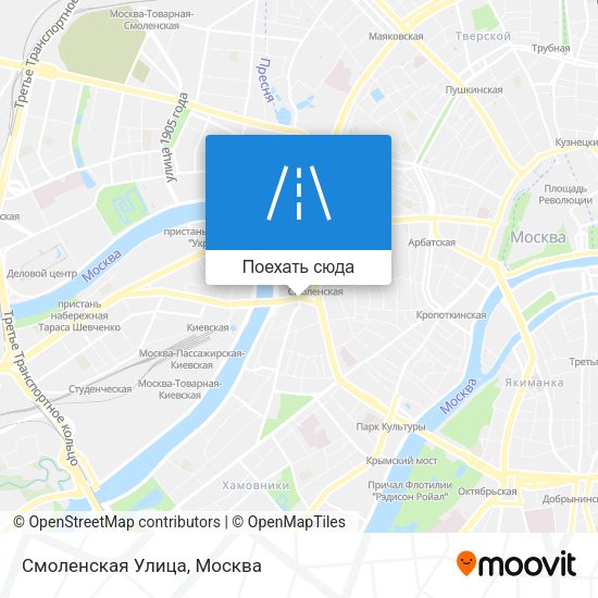 Карта Смоленская Улица