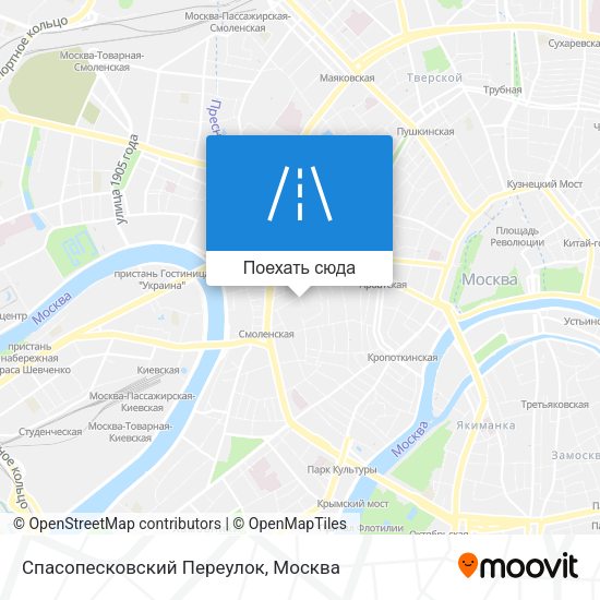 Карта Спасопесковский Переулок