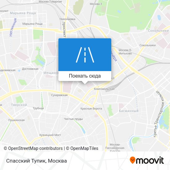 Карта Спасский Тупик