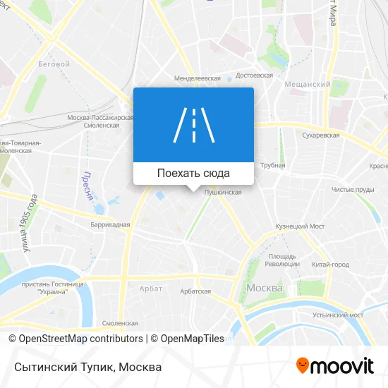 Карта Сытинский Тупик