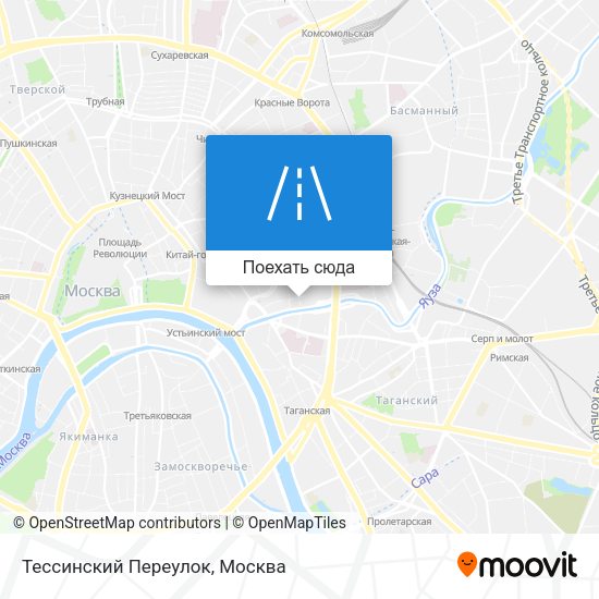 Карта Тессинский Переулок