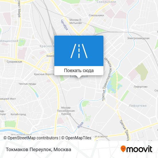Карта Токмаков Переулок