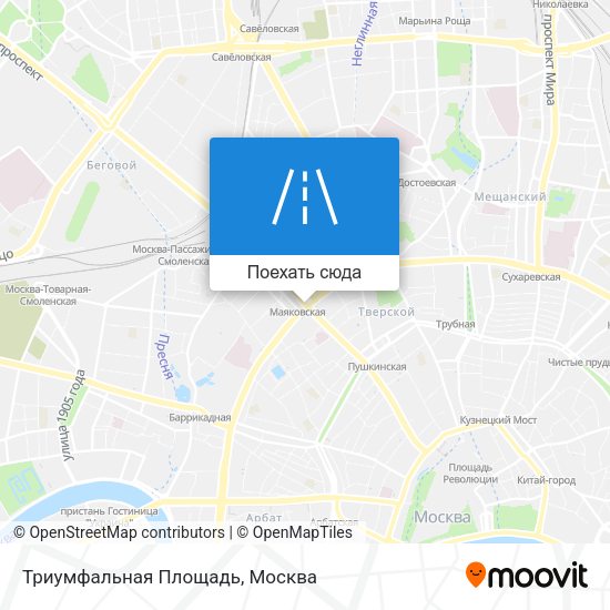 Карта Триумфальная Площадь