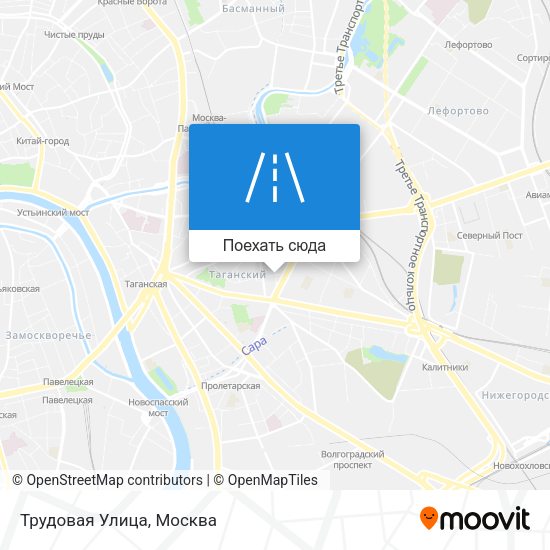 Карта Трудовая Улица