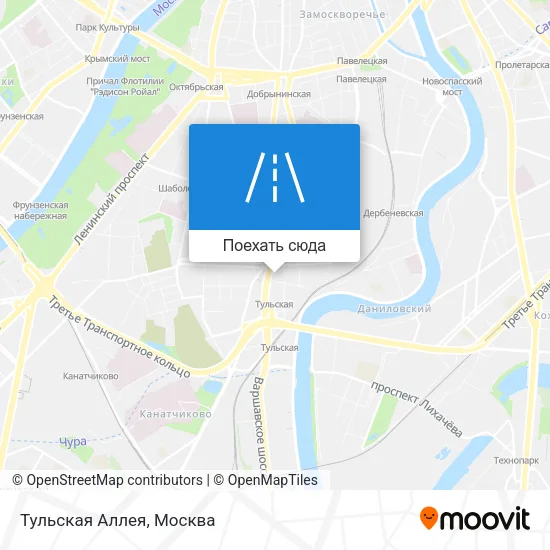 Карта Тульская Аллея