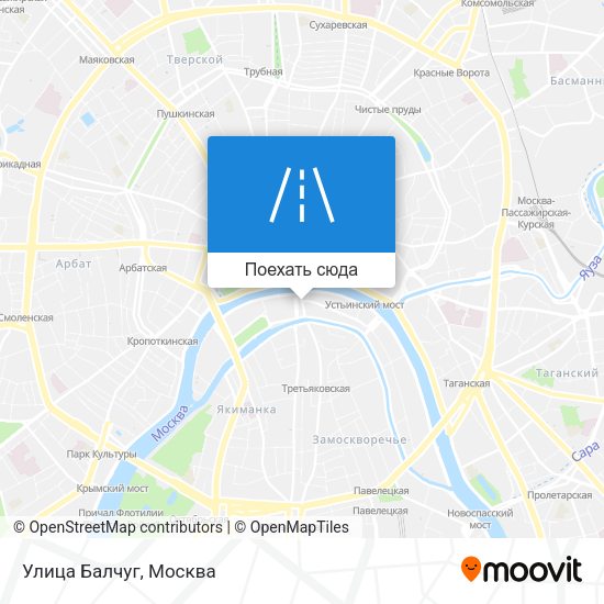 Карта Улица Балчуг