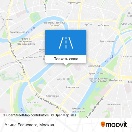 Карта Улица Еланского
