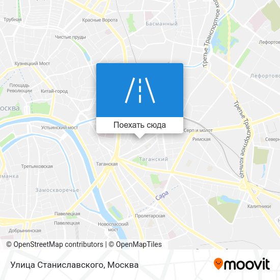 Карта Улица Станиславского