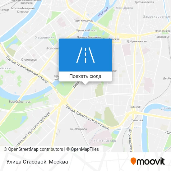 Карта Улица Стасовой