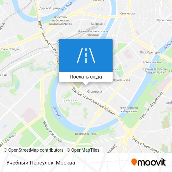 Карта Учебный Переулок