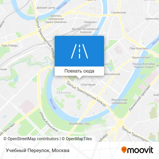 Карта Учебный Переулок