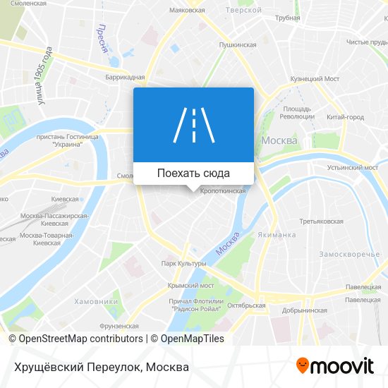 Карта Хрущёвский Переулок
