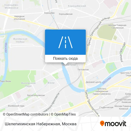 Карта Шелепихинская Набережная