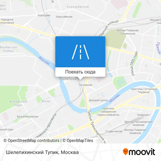 Карта Шелепихинский Тупик