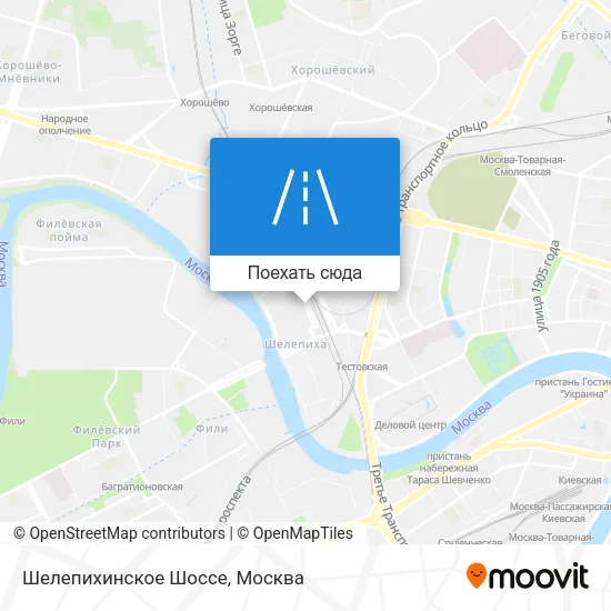 Карта Шелепихинское Шоссе