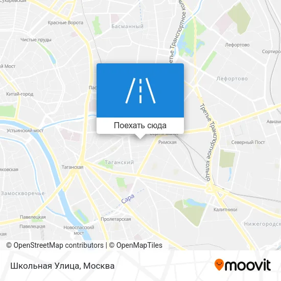 Карта Школьная Улица