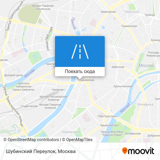 Карта Шубинский Переулок