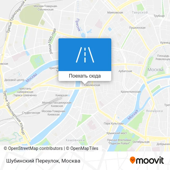 Карта Шубинский Переулок