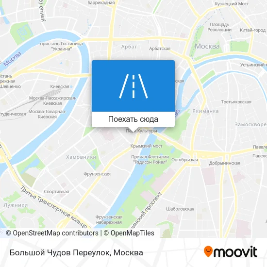 Карта Большой Чудов Переулок