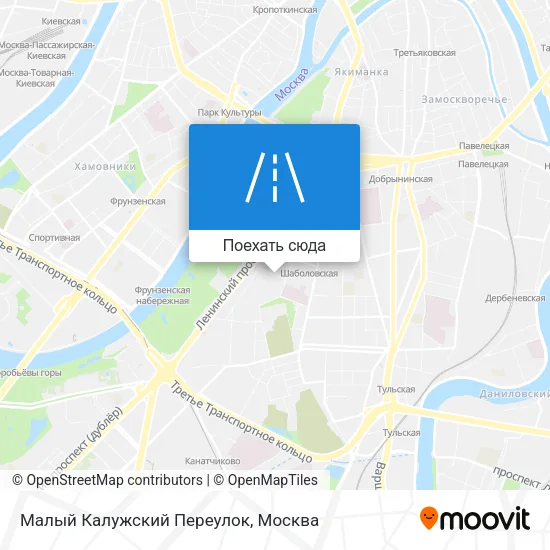 Карта Малый Калужский Переулок