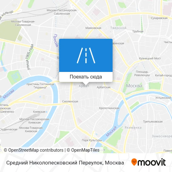 Карта Средний Николопесковский Переулок