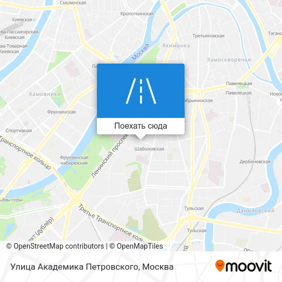 Карта Улица Академика Петровского