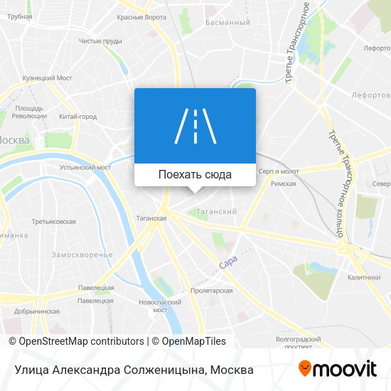 Карта Улица Александра Солженицына