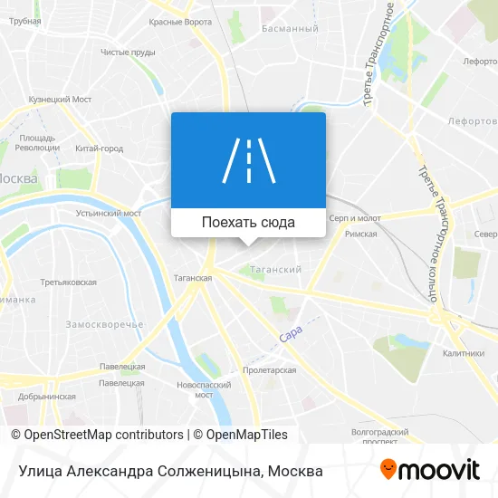 Карта Улица Александра Солженицына