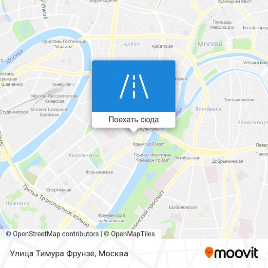 Карта Улица Тимура Фрунзе