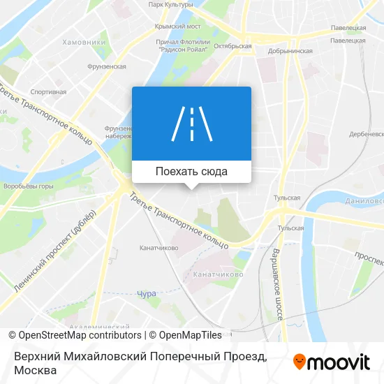 Карта Верхний Михайловский Поперечный Проезд
