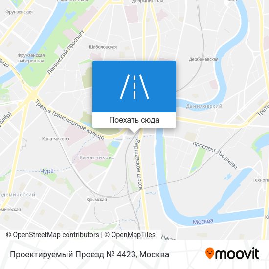 Карта Проектируемый Проезд № 4423