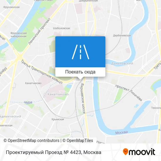Карта Проектируемый Проезд № 4423
