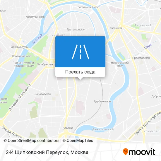 Карта 2-Й Щипковский Переулок