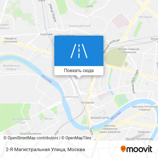 Карта 2-Я Магистральная Улица