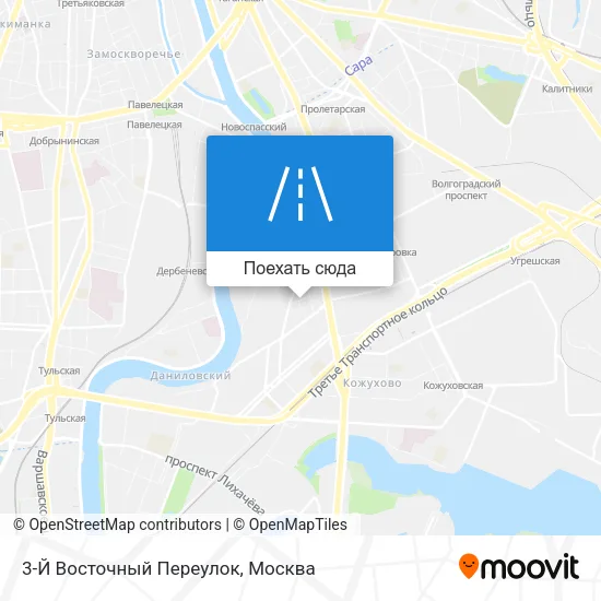 Карта 3-Й Восточный Переулок