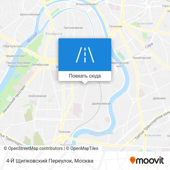 Карта 4-Й Щипковский Переулок