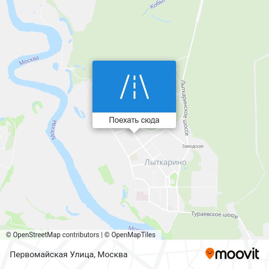 Карта Первомайская Улица