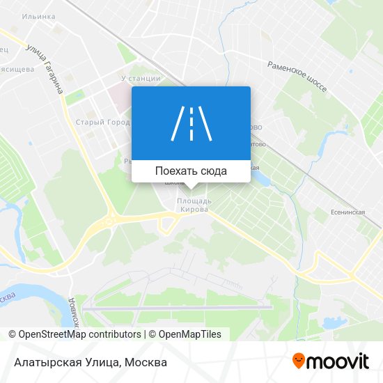 Карта Алатырская Улица