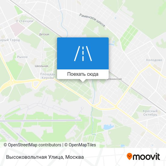 Карта Высоковольтная Улица