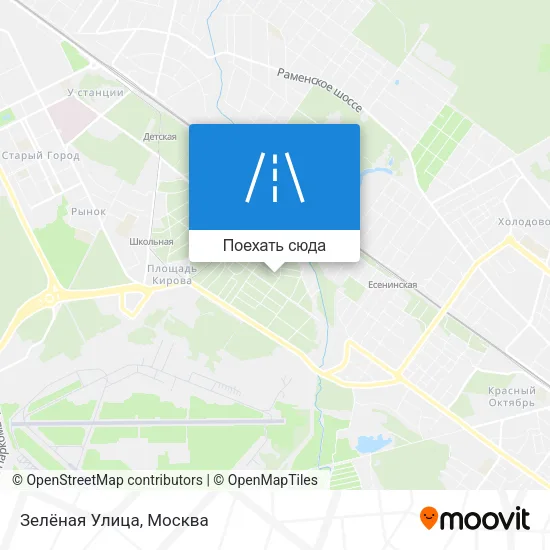 Карта Зелёная Улица