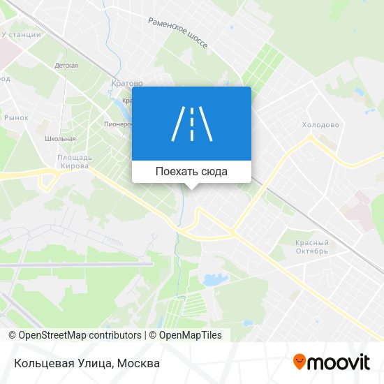 Карта Кольцевая Улица