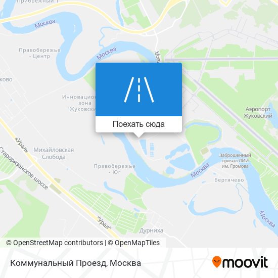 Карта Коммунальный Проезд
