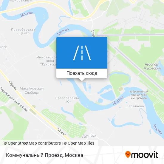Карта Коммунальный Проезд