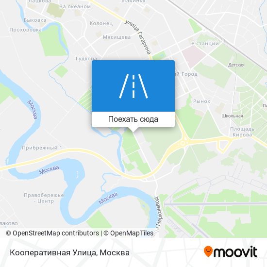 Карта Кооперативная Улица