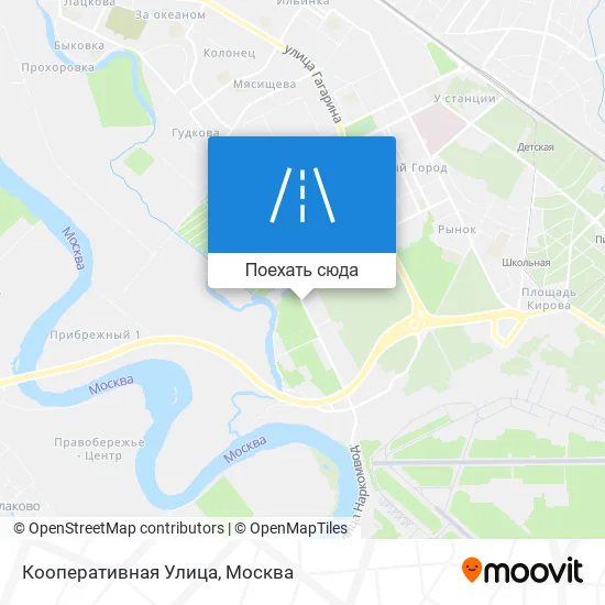 Карта Кооперативная Улица