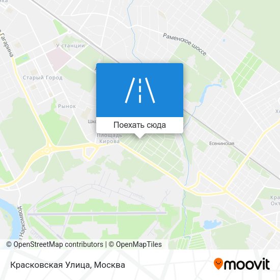 Карта Красковская Улица