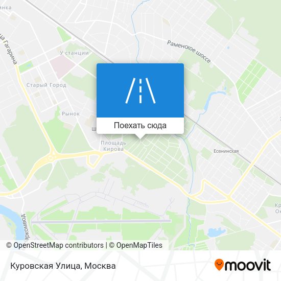 Карта Куровская Улица