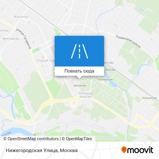 Карта Нижегородская Улица