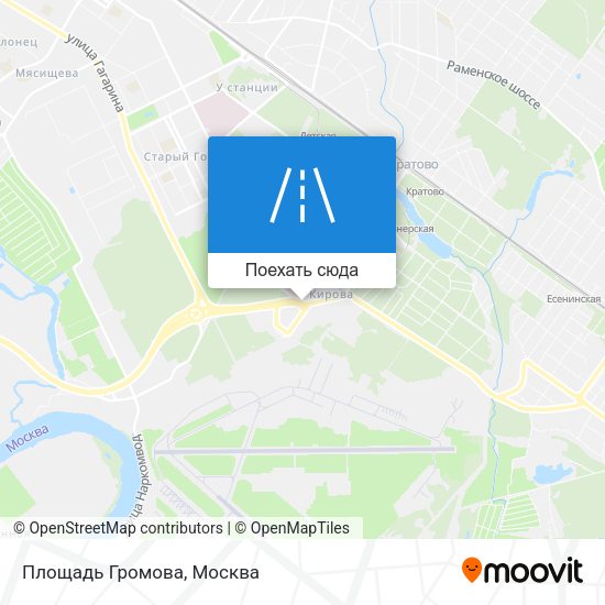 Карта Площадь Громова